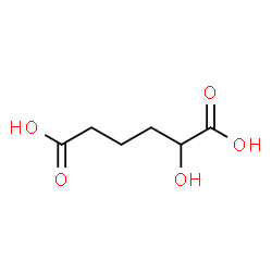 ChemSpider 2D Image | 2-Hydroxyadipic acid | C6H10O5