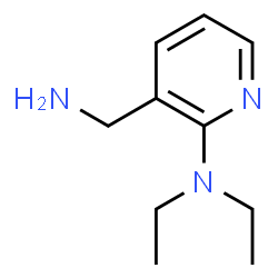 ChemSpider 2D Image | 3-(Aminomethyl)-N,N-diethyl-2-pyridinamine | C10H17N3