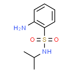 ChemSpider 2D Image | 2-Amino-N-isopropylbenzenesulfonamide | C9H14N2O2S