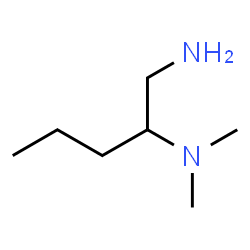 ChemSpider 2D Image | (1-aminopentan-2-yl)dimethylamine | C7H18N2