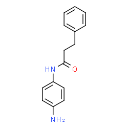 ChemSpider 2D Image | N-(4-Aminophenyl)-3-phenylpropanamide | C15H16N2O
