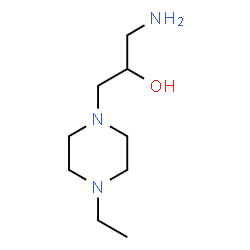 ChemSpider 2D Image | 1-Amino-3-(4-ethyl-1-piperazinyl)-2-propanol | C9H21N3O