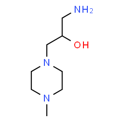ChemSpider 2D Image | 1-Amino-3-(4-methyl-1-piperazinyl)-2-propanol | C8H19N3O