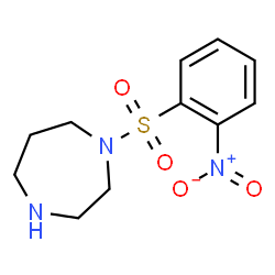 ChemSpider 2D Image | 1-[(2-Nitrophenyl)sulfonyl]-1,4-diazepane | C11H15N3O4S