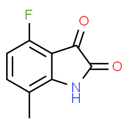 ChemSpider 2D Image | 4-fluoro-7-methylindoline-2,3-dione | C9H6FNO2