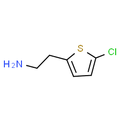ChemSpider 2D Image | 2-(5-Chloro-2-thienyl)ethanamine | C6H8ClNS