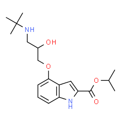ChemSpider 2D Image | Carpindolol | C19H28N2O4