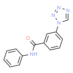 ChemSpider 2D Image | N-Phenyl-3-(1H-tetrazol-1-yl)benzamide | C14H11N5O
