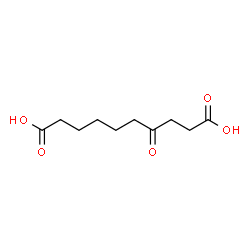 ChemSpider 2D Image | 4-oxosebacic acid | C10H16O5