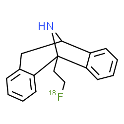 ChemSpider 2D Image | 1-[2-(~18~F)Fluoroethyl]-16-azatetracyclo[7.6.1.0~2,7~.0~10,15~]hexadeca-2,4,6,10,12,14-hexaene | C17H1618FN