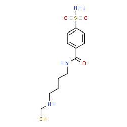 ChemSpider 2D Image | 4-sulfonamide-[4-(thiomethylaminobutane)]benzamide | C12H19N3O3S2