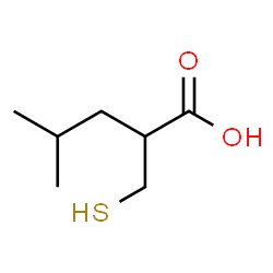 ChemSpider 2D Image | 4-Methyl-2-(sulfanylmethyl)pentanoic acid | C7H14O2S
