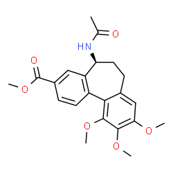 ChemSpider 2D Image | (-)-allocolchicine | C22H25NO6