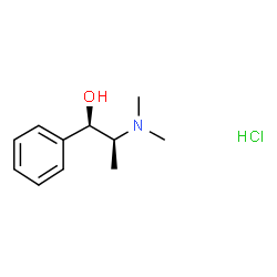ChemSpider 2D Image | (-)-N-Methylephedrine hydrochloride | C11H18ClNO