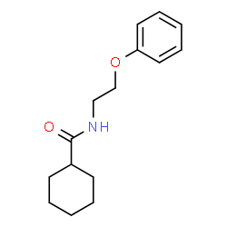 ChemSpider 2D Image | N-(2-Phenoxyethyl)cyclohexanecarboxamide | C15H21NO2