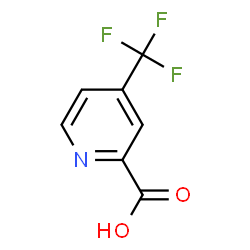 ChemSpider 2D Image | 4-(Trifluoromethyl)-2-pyridinecarboxylic acid | C7H4F3NO2