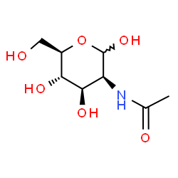 ChemSpider 2D Image | N-acetylmannosamine | C8H15NO6