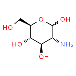 ChemSpider 2D Image | 2-Amino-2-deoxy-D-glucopyranose | C6H13NO5