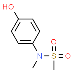 ChemSpider 2D Image | N-(4-Hydroxyphenyl)-N-methylmethanesulfonamide | C8H11NO3S