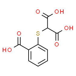 ChemSpider 2D Image | [(2-Carboxyphenyl)sulfanyl]malonic acid | C10H8O6S