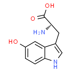 ChemSpider 2D Image | 5-Hydroxy-D-tryptophan | C11H12N2O3