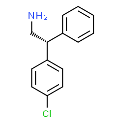 ChemSpider 2D Image | (2R)-2-(4-Chlorophenyl)-2-phenylethanamine | C14H14ClN