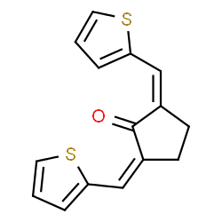 ChemSpider 2D Image | (2Z,5Z)-2,5-Bis(2-thienylmethylene)cyclopentanone | C15H12OS2