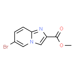 ChemSpider 2D Image | Methyl 6-bromoimidazo[1,2-a]pyridine-2-carboxylate | C9H7BrN2O2