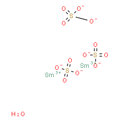 ChemSpider 2D Image | Samarium(3+) sulfate hydrate (2:3:1) | H2O13S3Sm2