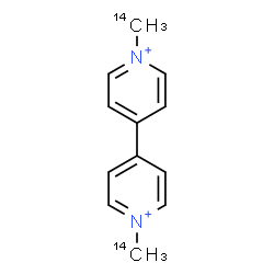 ChemSpider 2D Image | 1,1'-Bis[(~14~C)methyl]-4,4'-bipyridinium | C1014C2H14N2