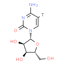 ChemSpider 2D Image | (5-~3~H)Cytidine | C9H12TN3O5