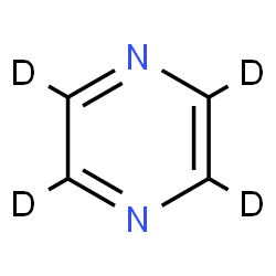 ChemSpider 2D Image | Pyrazine-d4 | C4D4N2