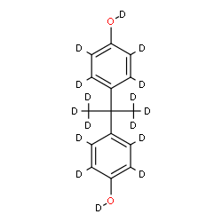 ChemSpider 2D Image | Bisphenol A-d16 | C15D16O2
