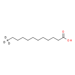 ChemSpider 2D Image | lauric acid | C12H21D3O2