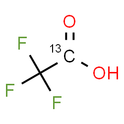 ChemSpider 2D Image | Trifluoro(1-~13~C)acetic acid | C13CHF3O2