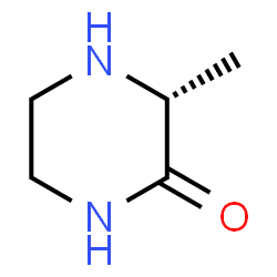 ChemSpider 2D Image | (R)-3-Methylpiperazin-2-one | C5H10N2O