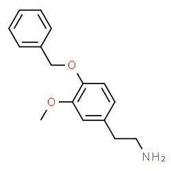 ChemSpider 2D Image | 4-(Benzyloxy)-3-methoxyphenethylamine | C16H19NO2