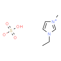 ChemSpider 2D Image | 1-Ethyl-3-methylimidazolium hydrogensulfate | C6H12N2O4S