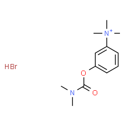 ChemSpider 2D Image | Benzenaminium, 3-[[(dimethylamino)carbonyl]oxy]-N,N,N-trimethyl-, hydrobromide (1:1) | C12H20BrN2O2