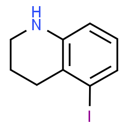 ChemSpider 2D Image | 5-Iodo-1,2,3,4-tetrahydroquinoline | C9H10IN