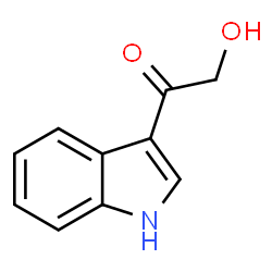 ChemSpider 2D Image | 3-(hydroxyacetyl)indole | C10H9NO2