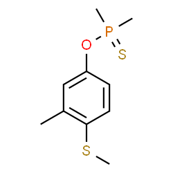 ChemSpider 2D Image | O-[3-Methyl-4-(methylsulfanyl)phenyl] dimethylphosphinothioate | C10H15OPS2