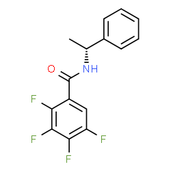 ChemSpider 2D Image | 2,3,4,5-Tetrafluoro-N-[(1R)-1-phenylethyl]benzamide | C15H11F4NO