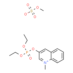 ChemSpider 2D Image | 3-[(Diethoxyphosphoryl)oxy]-1-methylquinolinium methyl sulfate | C15H22NO8PS