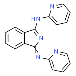 ChemSpider 2D Image | bis(pyridylimino)isoindoline | C18H13N5
