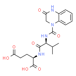 ChemSpider 2D Image | N-[(3-Oxo-3,4-dihydro-1(2H)-quinoxalinyl)carbonyl]-L-valyl-D-glutamic acid | C19H24N4O7