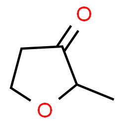 ChemSpider 2D Image | 2-Methyloxolan-3-one | C5H8O2