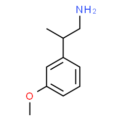 ChemSpider 2D Image | 2-(3-Methoxyphenyl)-1-propanamine | C10H15NO
