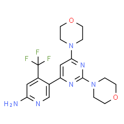 ChemSpider 2D Image | Buparlisib | C18H21F3N6O2