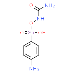 ChemSpider 2D Image | Urea stibamine | C7H10N3O4Sb